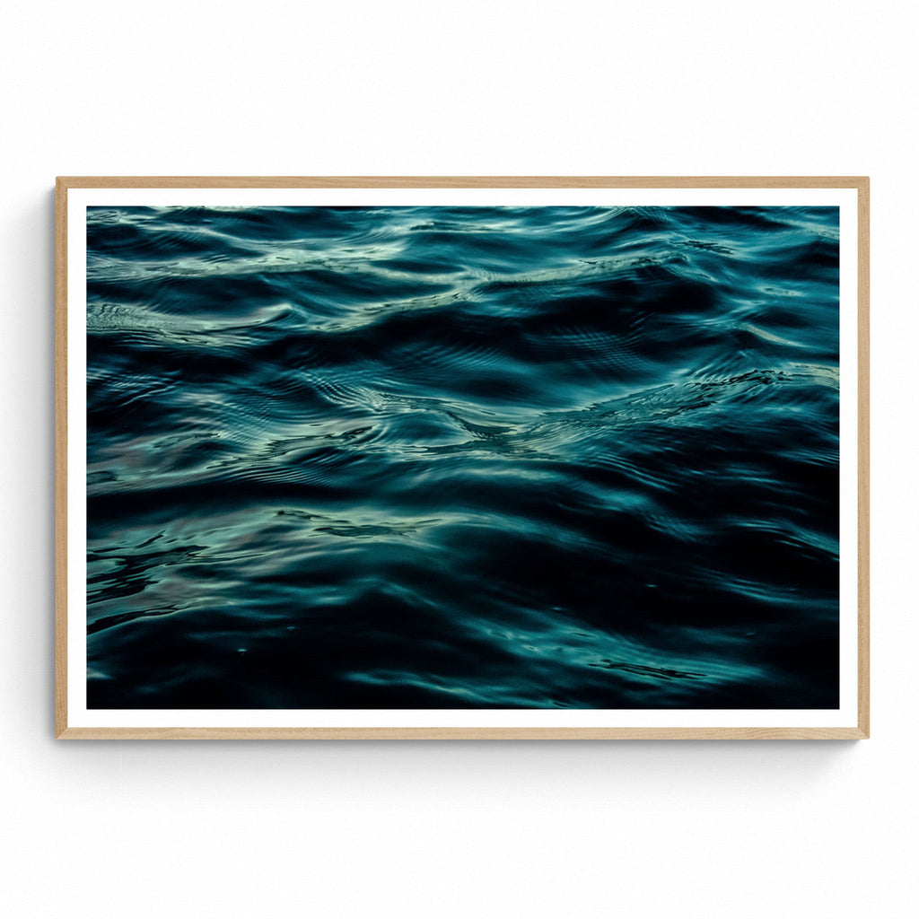 A fine art image by Rebecca and Lindsey of an overhead shot of the sea, ebb and flow. 